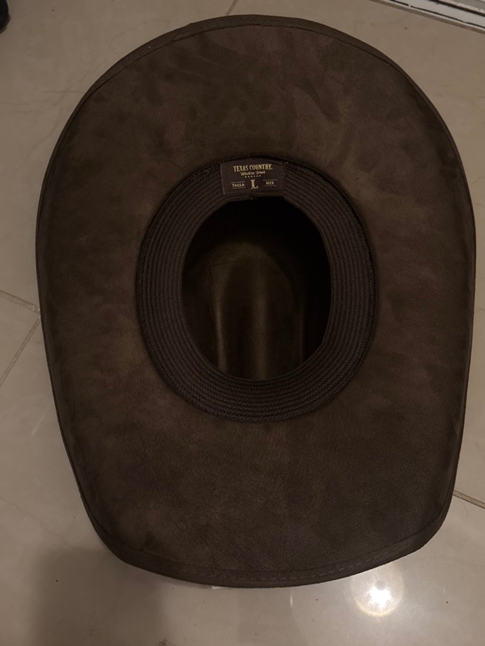 Texas Country Brown Western Cowboy Hat Size M with Original Tag